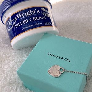 Tiffany & Co. - White Gold 18k Diamond Heart Pendant (Small) 16” chain